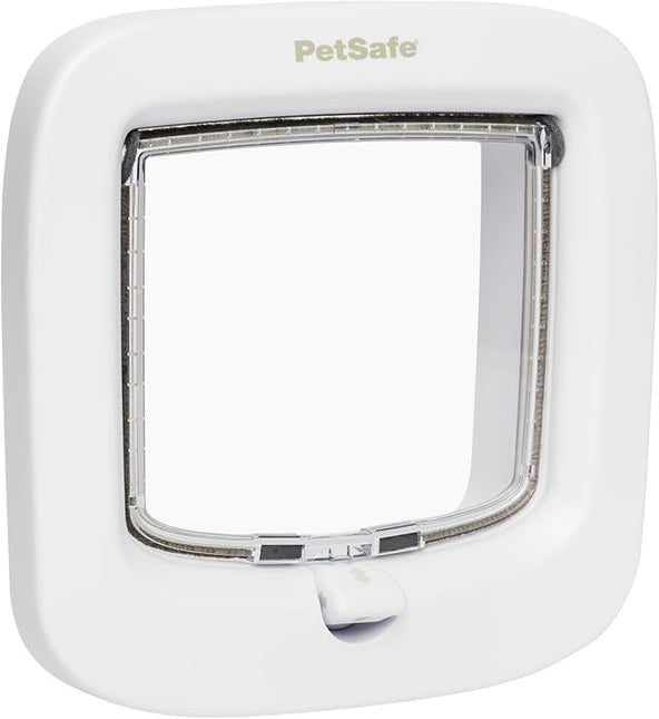 Petsafe Katzenklappe Handm. 4Lock Weiß Ppa