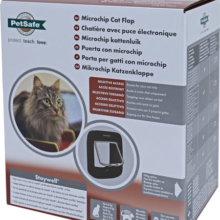 AnimalstoreXL Petsafe Kattendeur Microchip Bruin