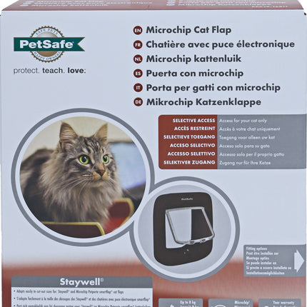 AnimalstoreXL Petsafe Kattendeur Microchip Bruin