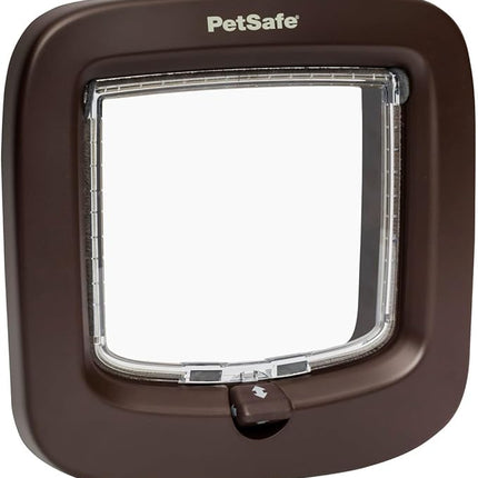 Petsafe Katzenklappe Handm. 4Lock Braun Ppa