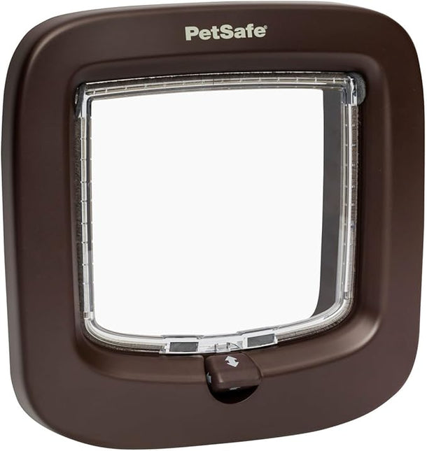 Petsafe Katzenklappe Handm. 4Lock Braun Ppa