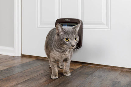 Petsafe Katzenklappe Handm. 4Lock Braun Ppa