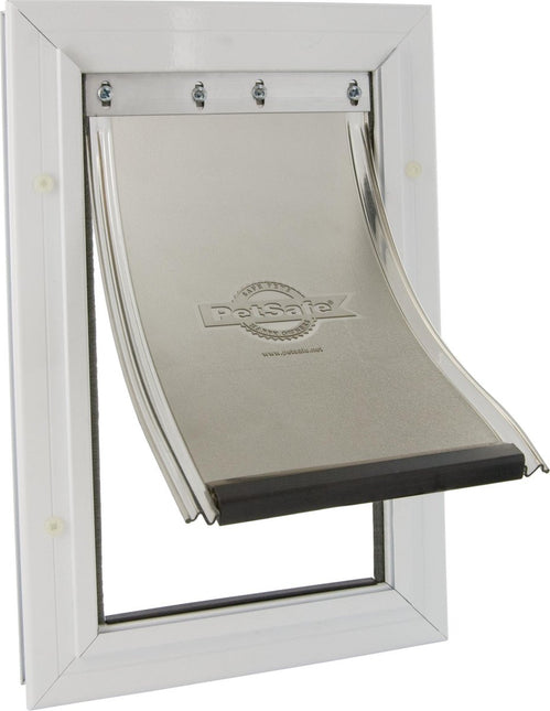 AnimalstoreXL Petsafe Deur Aluminium Wit Transparant