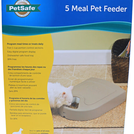 AnimalstoreXL Petsafe Voederautomaat 5 maaltijden op batterijen