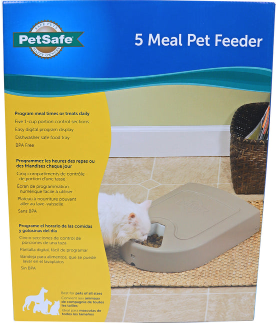 AnimalstoreXL Petsafe Voederautomaat 5 maaltijden op batterijen