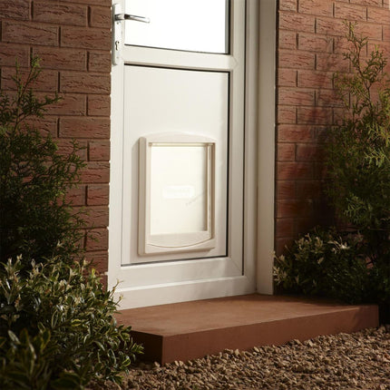 Petsafe Haustiertür Weiß Transparent 740 - 760