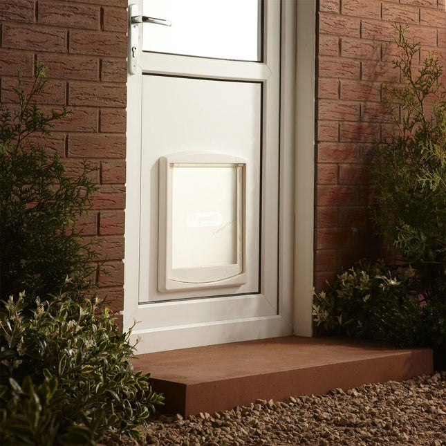 Petsafe Haustiertür Weiß Transparent 740 - 760