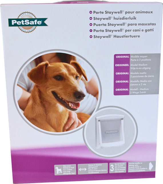 AnimalstoreXL Petsafe Huisdierdeur Wit Transparant 740