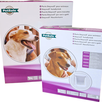 Petsafe Haustiertür Weiß Transparent 740 - 760