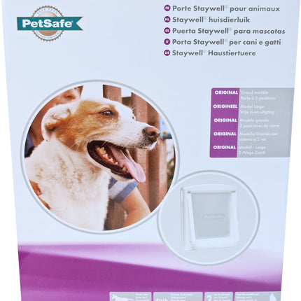 AnimalstoreXL Petsafe Huisdierdeur Wit Transparant 760
