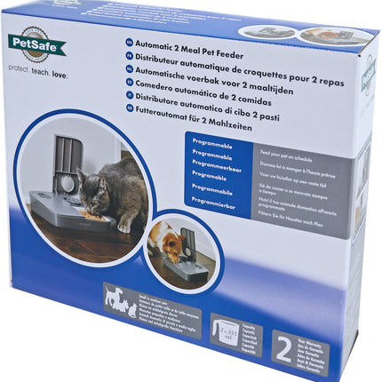 AnimalstoreXL Petsafe Voederautomaat 2-Maalt. Op Batterijen