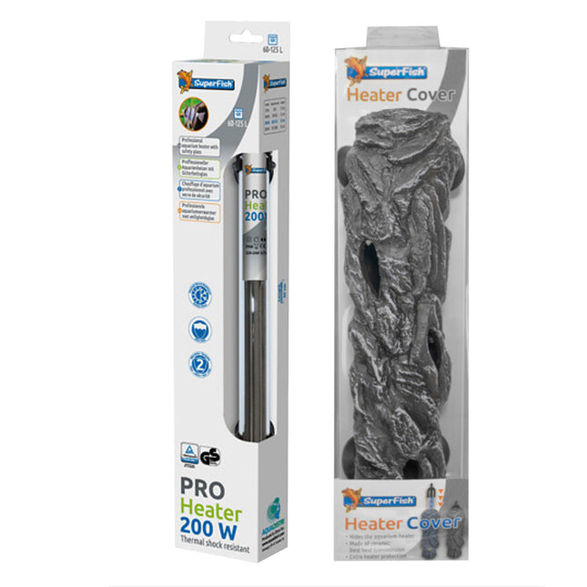 AnimalstoreXL Pro Heater 200W 60-125L + Cover L