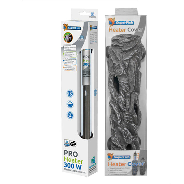 AnimalstoreXL Pro Heater 300W 125-200L + Cover L