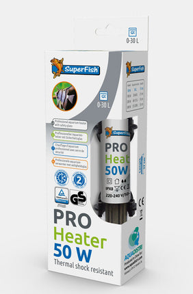 AnimalstoreXL Pro Heater 50W 0-30L + Cover S