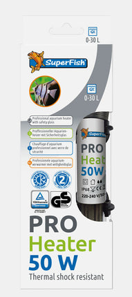 AnimalstoreXL Pro Heater 50W 0-30L + Cover S