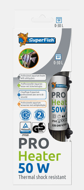 AnimalstoreXL Pro Heater 50W 0-30L + Cover S