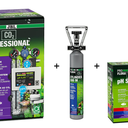 AnimalstoreXL Proflora CO2 Professional Set V + Elektrode & 500g fles