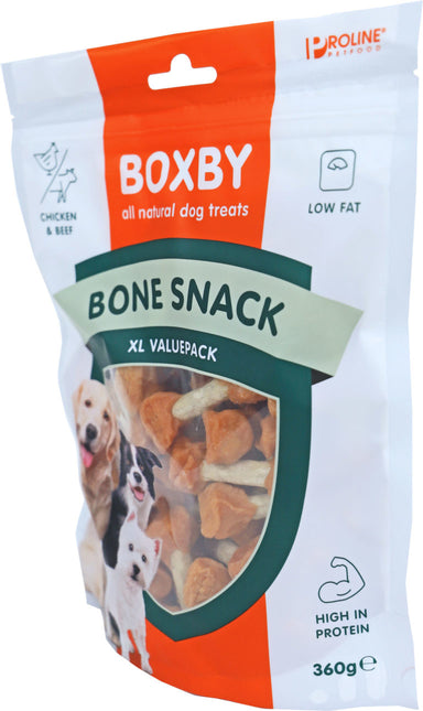 AnimalstoreXL Proline Boxby Bonesnack Valuebag 360gr