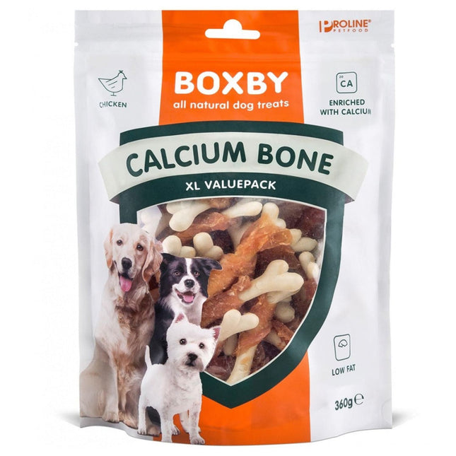 AnimalstoreXL Proline Boxby Calciumbone Valuebag 360gr
