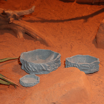 AnimalstoreXL ReptilBar Grijs S Waterschaal