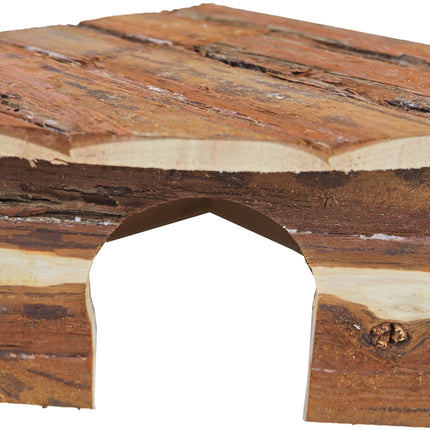 AnimalstoreXL Knaagdierhuis Hoekmodel Natural M 22cm