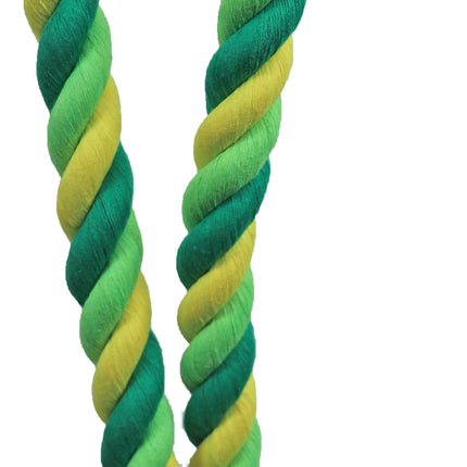 AnimalstoreXL Touwbal met Lus Katoen XXL 50cm Gr./Geel