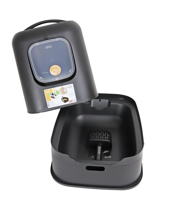 AnimalstoreXL Rotho Kattentoilet Biala Black