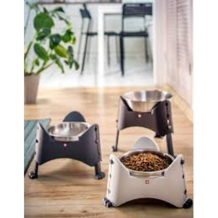 Rotho Futterbehälter Sammy verstellbar 1,02 Liter Nebelweiß