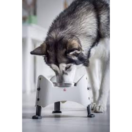 Rotho Futterbehälter Sammy verstellbar 1,02 Liter Nebelweiß