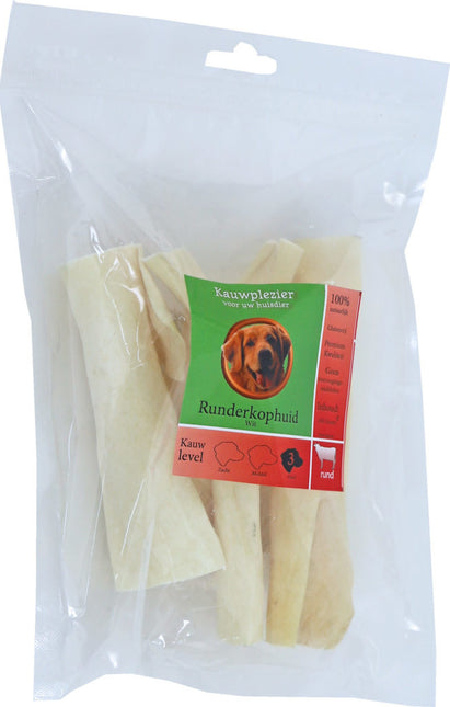 AnimalstoreXL Runderkophuid Wit 100g