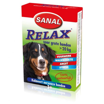 AnimalstoreXL Sanal Relax Grote Hond Vanaf 20kg 15 Tabletten