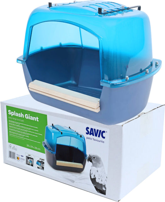 AnimalstoreXL Savic Badhuis Papegaai Splash Giant xL Blauw