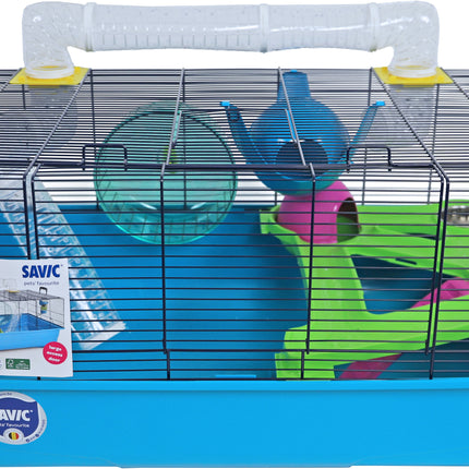 AnimalstoreXL Savic Hamsterkooi Sky Metro Blauw