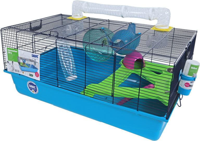 AnimalstoreXL Savic Hamsterkooi Sky Metro Blauw
