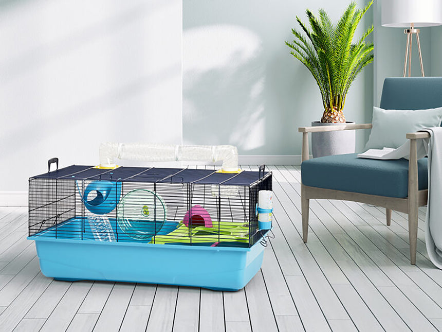 AnimalstoreXL Savic Hamsterkooi Sky Metro Blauw