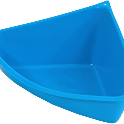 AnimalstoreXL Savic Toilet Pl. V. Knaagdieren Driehoek Blauw