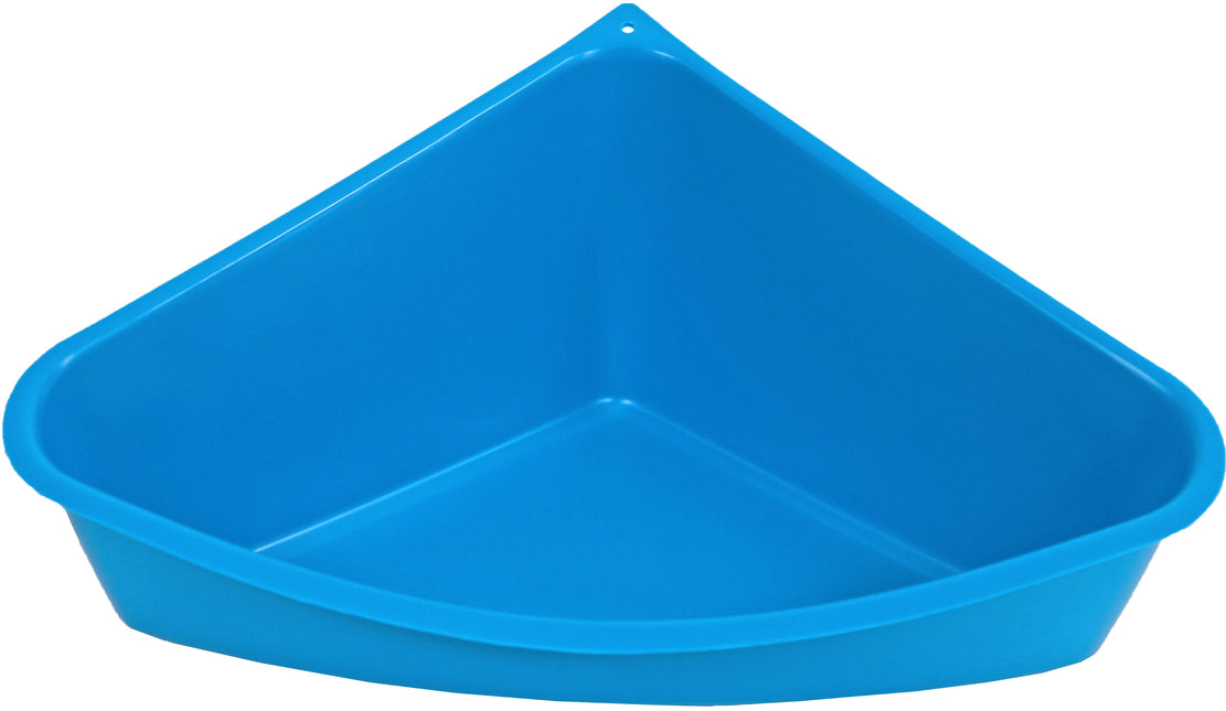 AnimalstoreXL Savic Toilet Pl. V. Knaagdieren Driehoek Blauw