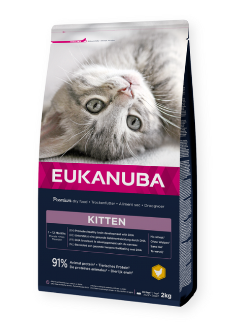 Eukanuba Kattenbrokken Kitten Verse Kip 2kg