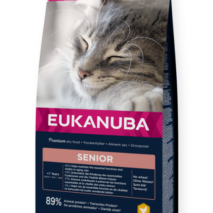 Eukanuba Trockenfutter für Katzen Senior Huhn 2kg