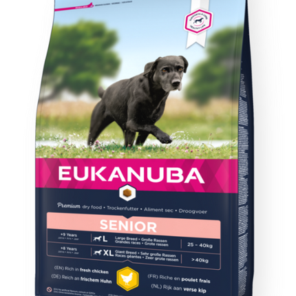 Eukanuba Hundefutter Senior großes frisches Huhn 3 kg