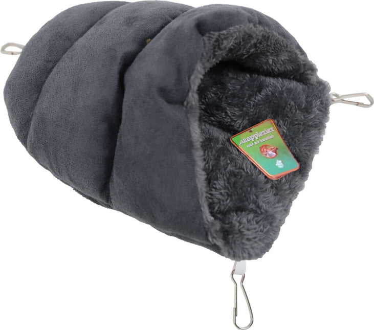 AnimalstoreXL Slaapzak Knaagdier Pluche Grijs 25cm
