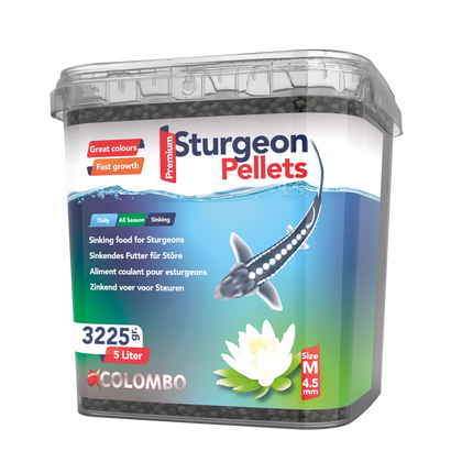 AnimalstoreXL Steurvoer Medium 5 liter