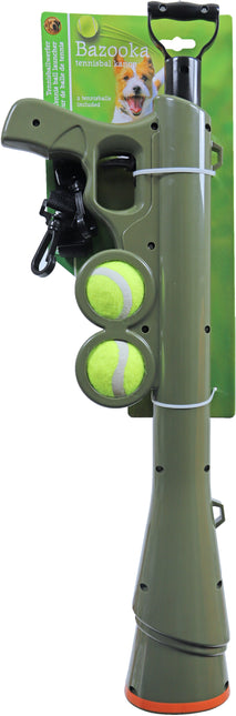 AnimalstoreXL Tennisbal Bazooka + 2 Tennisbal 65cm