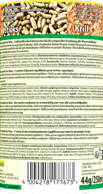 AnimalstoreXL Tetra Reptomin Menu 250ml 6x6x11,7cm