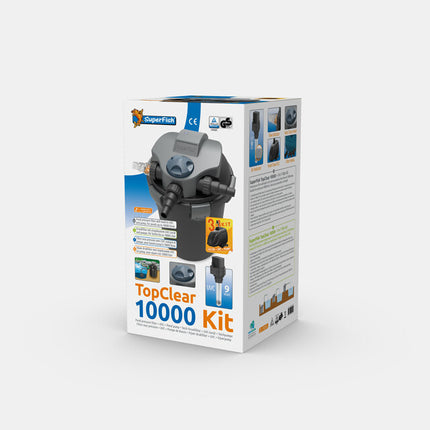AnimalstoreXL Topclear kit 10.000 UVC/Filter/Pomp