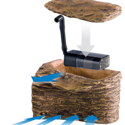 AnimalstoreXL Turtle Cliff Middelgroot Met Filter Pt3610