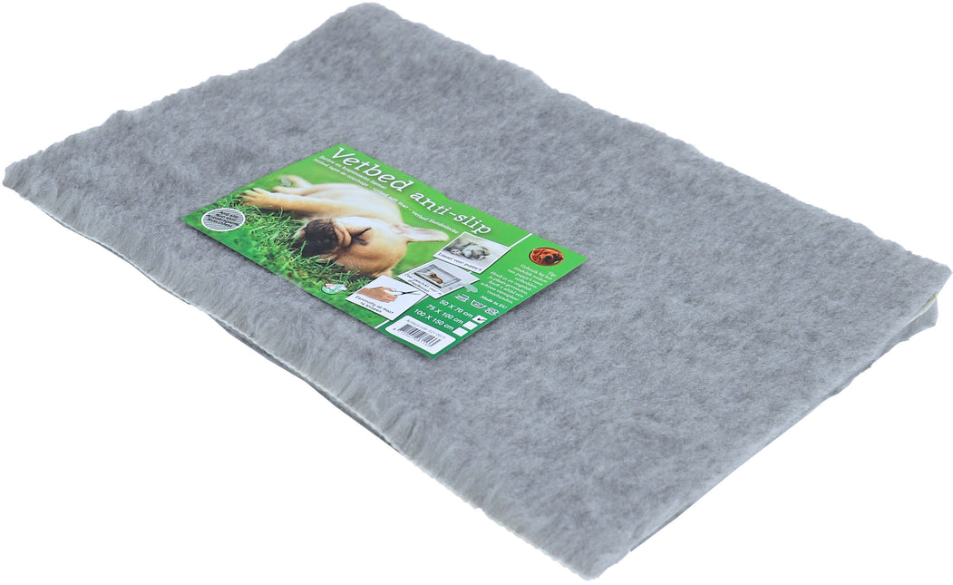 AnimalstoreXL Vetbed Antislip Ongebiesd Grijs 50x70cm