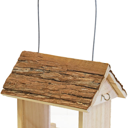 AnimalstoreXL Voederhuis Natural Ophangbaar 21cm