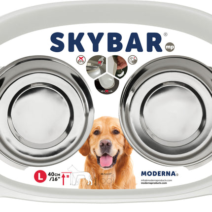 AnimalstoreXL Voederstandaard Dubbel Skybar Large