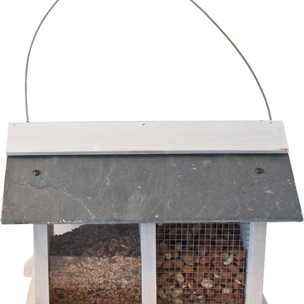 AnimalstoreXL Voederstation Wit/Leisteen Ophangb. 31cm